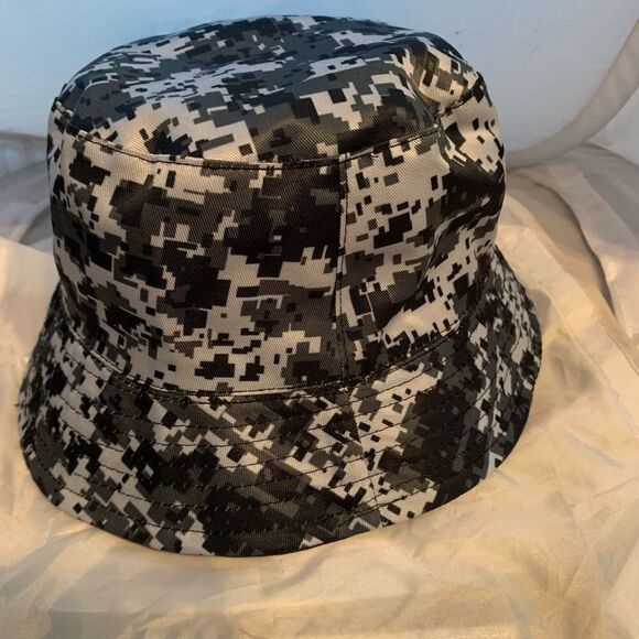Houston Texans Hyundai Reversible Digital Camouflage Adult Sized Bucket Hat - Picture 4 of 5